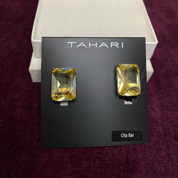 Tahari Topaz Earrings [NEW] - Picture 4 of 5